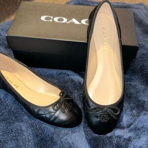 Coach Quilted Ballet Flat